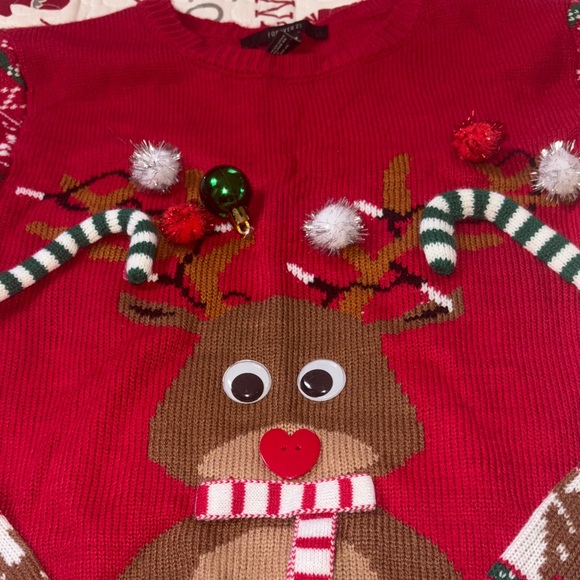 Forever 21 Red Reindeer Holiday Set - Picture 3 of 6